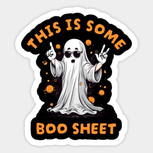 This Is Some Boo Sheet Halloween Costume Sticker